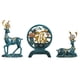thumbnail image 4 of Estatuas de ciervos de resina, figuras de renos, gabinete de ilustraciones, figura de animal, escultura de alce para decoración del día de San Valentí Azul, 4 of 10