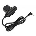 thumbnail image 3 of PTT  Talkie Cable, Easy Installation ABS Material Strong Back Clip PTT Cable  For U94 Type Headset, 3 of 8