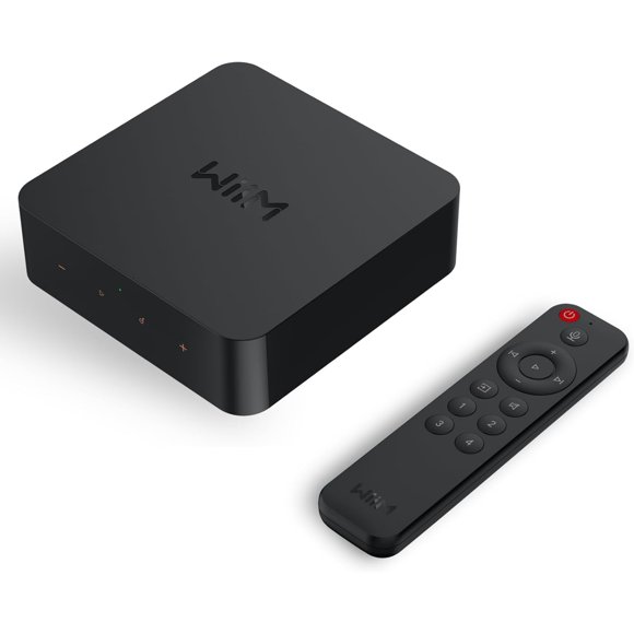 WiiM Pro Plus AirPlay 2 Receiver, Google Cast Audio, Multiroom Streamer with Remote, Works with Alexa/Siri/Google, Stream Hi-Res Audio from Spotify, Amazon Music - Open Box