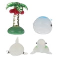 thumbnail image 1 of 4pcs Glass Desktop Ornament Creative Glass Crafts Tabletop Glass Figurine, 1 of 4