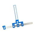 thumbnail image 2 of Cabinet Hardware Jig Adjustable Drill Template Guide Hardware Aluminum Alloy, 2 of 8