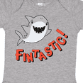 thumbnail image 4 of Inktastic Fintastic Cute Shark Boys or Girls Baby Bodysuit, 4 of 5
