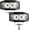 HZ1126, variant on 3 Inch LED Pods, 2 count 40W 12V Flood Spot Ditch Lights Offroad Driving Fog LED Work Light for ATV UTV (HZ1121-DRL)