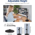 thumbnail image 2 of Webcam Stand Goose-Neck Mount Stand Upgraded Desktop Stand for Webcam C922 C930e C920S C920 C615 and Other Webcam with 1/4" Thread, 2 of 4