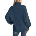 thumbnail image 5 of Women's Fall Oversized Pullover Sweaters Casual Crewneck Long Sleeve Knit Blouse Top Colla Sweater Men Wool Mens Sweaters Rainbow Sweatshirt for Men Sweaters Men Winter Sweatshirts Retro Sweat Shirt, 5 of 5