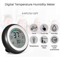 thumbnail image 2 of Digital Hygrometer, Indoor Thermometer Hygrometer Ambient Temperature Max Min Display Accurate Wall Mounted Tabletop Thermometer With Touch Screen, 2 of 5
