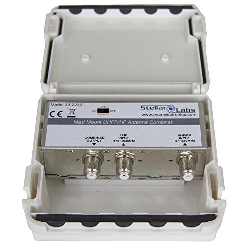 UHF/VHF Antenna Combiner with F Connection