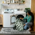 thumbnail image 5 of My Magic Carpet 3'x5' Machine Washable Non-Slip Kitchen Entryway Area Rug - Dula Dark Sage Green, 5 of 6
