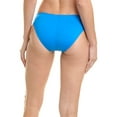 thumbnail image 2 of La Blanca Women's Island Goddess Side Shirred Hipster Bikini Swimsuit Bottom, Capri Blue, 12, 2 of 3