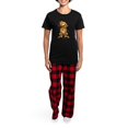 thumbnail image 4 of CafePress - Red Dachshund Lover Women's Dark Pajamas - Women's Short Sleeve Print T-Shirt and Pants Dark Cotton Pajama Set, 4 of 7