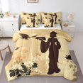 thumbnail image 1 of YST Cherry Blossoms and Butterflies 7-Piece Comforter Set, Queen, 1 of 4
