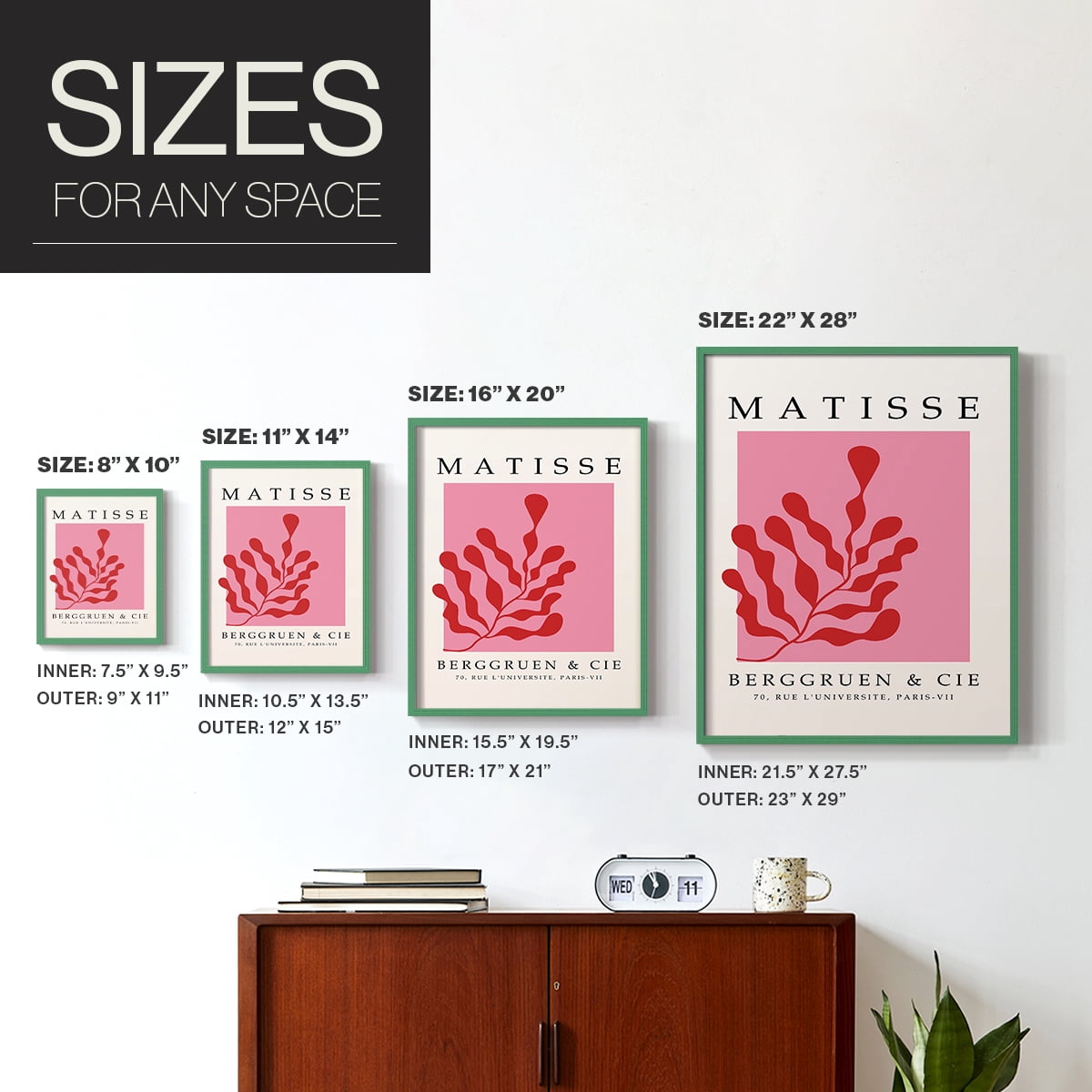 Matisse XLVI Framed Print - Solid Wood