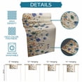 thumbnail image 7 of Table Runner Blue Flower Floral Leaves Table Decoration for Kitchen Dinning Branch Plant Nature Table Decoration for Indoor Outdoor Party Wedding Decor 13x72 Inch, 7 of 7