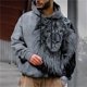 thumbnail image 3 of Sudadera con capucha divertida para hombre con estampado 3D de Divine Beast Green Dragon, estilo neutro, informal, de talla grande, 3 of 5