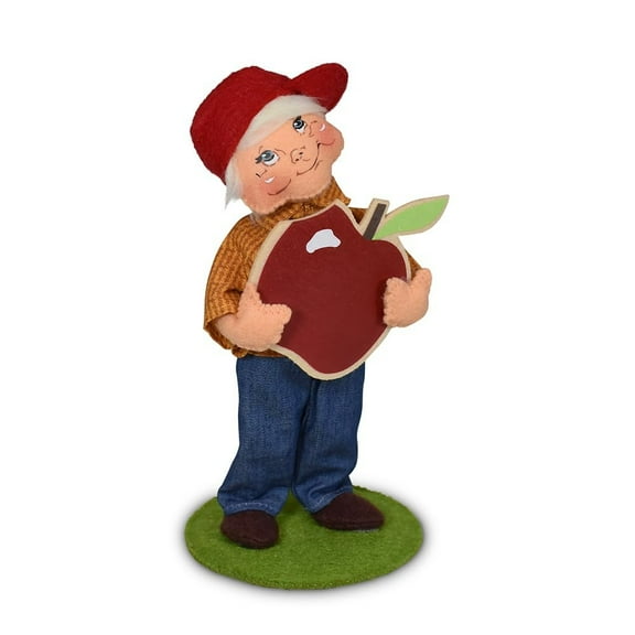 Annalee Apple Cookie Boy, 6 inch Collectible Figurine