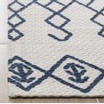 thumbnail image 2 of SAFAVIEH Cedar Brook Jamison Geometric Cotton Area Rug, Ivory/Navy, 3' x 5', 2 of 5