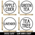 thumbnail image 2 of Flavor Scent Labels Lavender Tea Tree Green Apple Cider Rubber Stamp Set for Scrapbooking Crafting Stamping - Mini 1/2 Inch, 2 of 7