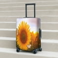 thumbnail image 6 of Yiaed butterflies flying near sunflower in field Print Travel Luggage Cover Suitcase Protector Covers Elastic Luggage Anti-scratch(No luggage included）-X-Large, 6 of 7
