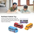 thumbnail image 2 of 4Pcs Die Cast Alloy Bus Model Set Kid Simulated Exquisite Funny Pull Back Car Vehicle Toy Decoration, 2 of 5
