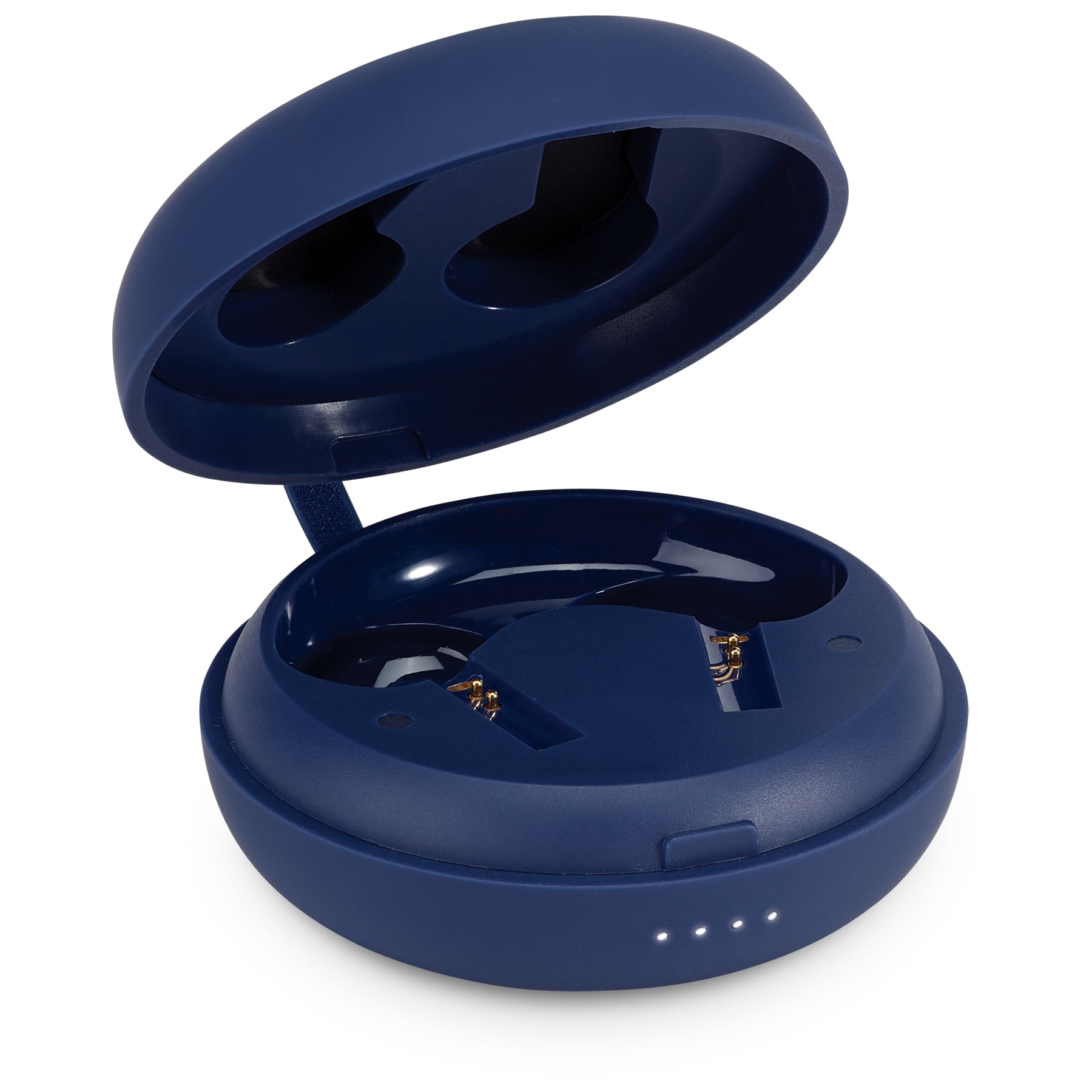 Restored iLive True Wireless Headphones with Charging Case, Blue, IAEBT600IND (Refurbished)