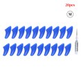 thumbnail image 1 of 20 Pcs/ensemble Couvre-Griffes pour Animaux, Clous en Résine, Capuchon de Protection pour Animaux, Manucure avec Colle, Fournitures pour Animaux, Bleu, m, 1 of 7
