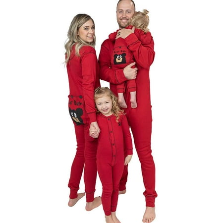 

LazyOne Flapjacks Matching Pajamas for the Dog Baby & Kids Teens and Adults (Bear Bum SMALL)