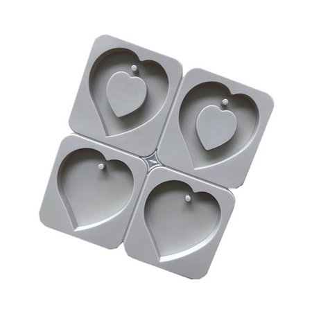 

Jygee 4 Slots Chocolate Candy Sugar Loving Heart Stars Shaped Soap Maker Cake Decorations Silicone Mould