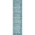 thumbnail image 1 of Unique Loom Medici Distressed Rug 2' 7 x 10' Runner Light Blue/Turquoise, 1 of 1