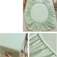thumbnail image 5 of SIfdSeng Get it Fast Piece Thickened Solid Color Bed Cover Class A Full Solid Color Washed Baby and Grade Bedspread Cover Imitation Pure Bed Sheet Cover for Summer, 5 of 5