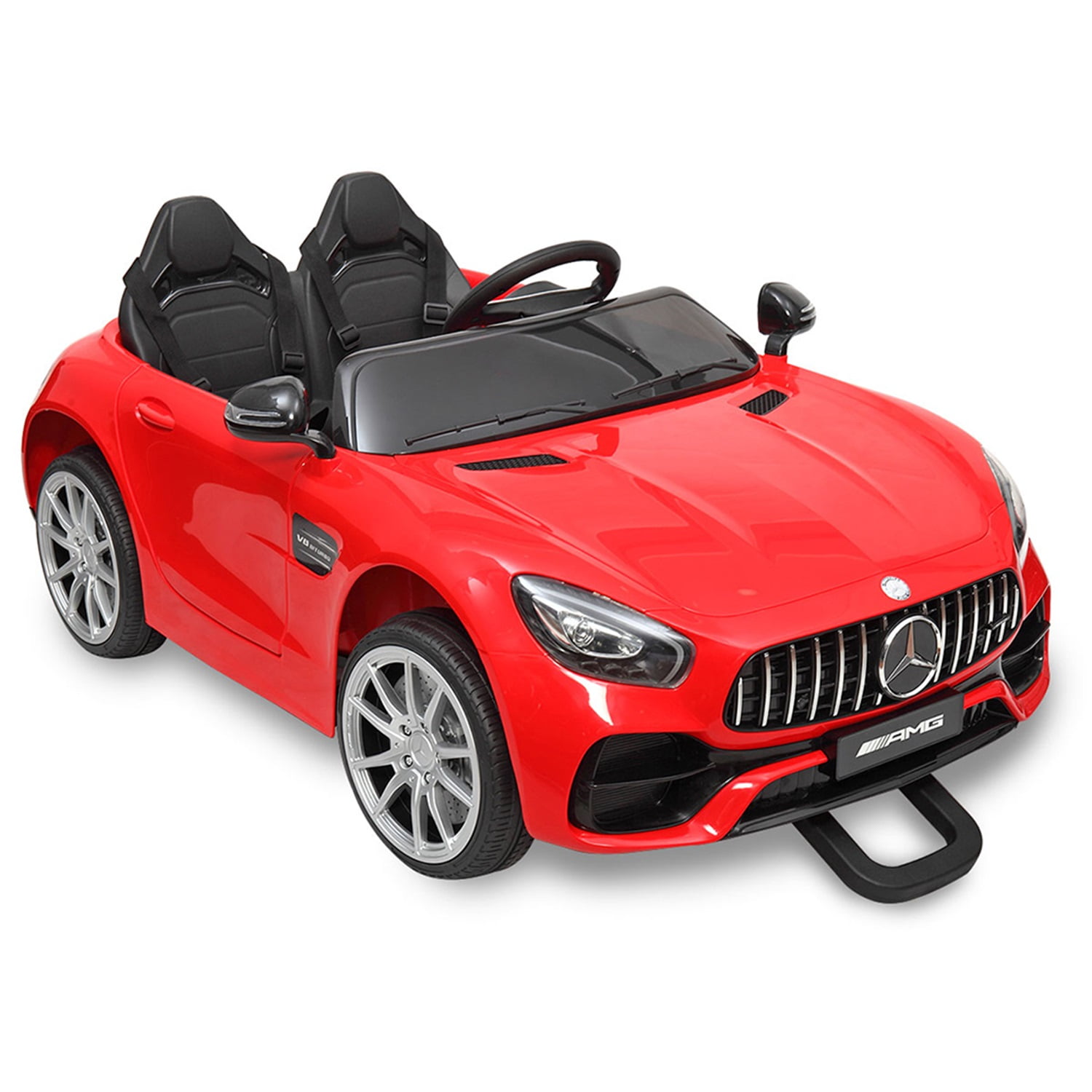 CIPACHO Licensed Benz GT 12V Powered Ride On Toy Car 2-Seat Kids Car Toy with MP3, Radio, Speed Shift, LED Lights, Red CIPACHO Licensed Benz GT 12V Powered Ride On Toy Car 2-Seat Kids Car Toy with MP3, Radio, Speed Shift, LED Lights, Red