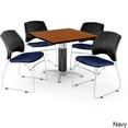 thumbnail image 4 of OFM  Square Cherry Laminate Table with 4 Chairs, 4 of 5