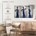 thumbnail image 5 of Elephant Stock Regal African Woman Wall Art - Horizontal Canvas Wall Art - Bedroom Wall Decor - People Canvas - Brown And Blue Decor - 24" x 16", 5 of 8
