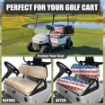 thumbnail image 4 of HUIACONG American Flag Design Golf Club Car Accessories Golf Cart Seat Covers for 2-Person Seats Golf Carts 2 Seats, Easy to Install Sweat Absorption Golf Cart Seat Towel Blanket, 4 of 7