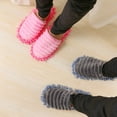 thumbnail image 4 of Bouanq Home & Table Linens Lazy Mop Slippers Walking Cleaning Dust Warm Durable Polishing Floor 1 Pair Usful Tools on Clearance, 4 of 5