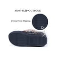 thumbnail image 5 of DL Womens Warm Memory Foam House Slippers Winter Slip on Womens Indoor Bedroom Slippers Non-Slip, 5 of 7