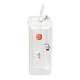 thumbnail image 1 of Heat Straw Glass Cup 400ML Cold Drink Cup Juice Cup With Lid Milk Cup Glass Texture Suitable For Beverage Use Coffee Cup Cups Porcelain Mug No Handle Drinking Cups Set Cups Glass Ceramic Mugs for, 1 of 2