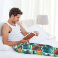 thumbnail image 4 of Cauagu Colorful Hawaii Palms Mens Pajama Pants Sleep & Lounge Pants,PJ Bottoms with Pockets-X-Large, 4 of 7