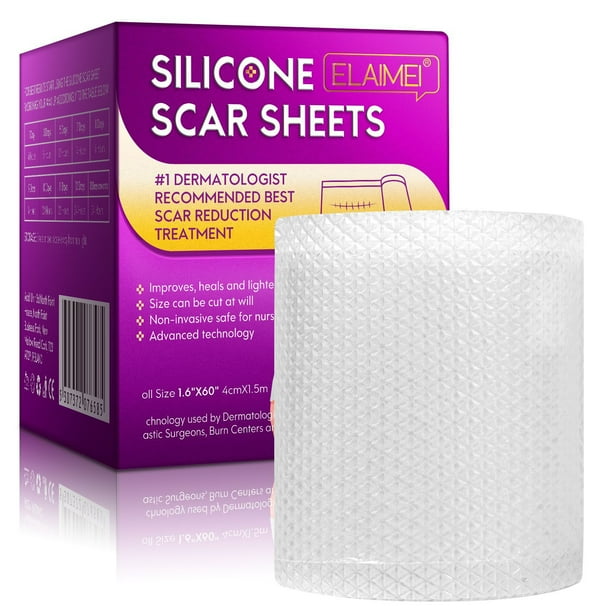 Scar Roll ELAIMEI, reparación quirúrgica transparente de cesárea de 0,4 x 1,5 m