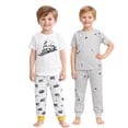 thumbnail image 3 of BenBen Kids Toddler Boy Pajamas Pj Set Short Sleeve Snug Fit Soft & Cozy Sleepwear Loungewear 2-Pack - Size 2Y to 10Y, 3 of 6