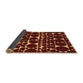 thumbnail image 2 of Ahgly Company Indoor Square Abstract Brown Modern Area Rugs, 4' Square, 2 of 4