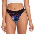 thumbnail image 1 of Fotbe v Tanga Sin Costuras para Mujer con Estampado – Panties Invisibles, Transpirables y Cómodos para Uso Diario-X-Large, 1 of 6