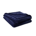 Mainstays Super Soft Plush Blanket, King, Navy
