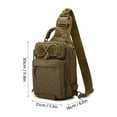 thumbnail image 1 of Sac de Pêche Sac de Rangement pour Matériel de Pêche Sac à Outils pour Pêche Randonnée Chasse Camping, 1 of 7