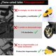 thumbnail image 3 of Cand para Motocicleta y Bicicleta, Aprueba de agua Cand con Alarma de 110 dB y Cable de Alerta de 1.5 m, para Motocicleta Bicicleta etc Vehículos con Llanta de Disco (color naranja), 3 of 3