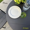thumbnail image 4 of Mesa circular plegable Artego tipo madera plástico HDPE ligera 80cm, 4 of 8
