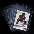 thumbnail image 3 of 200ct Semi Rigid Card Holders - Card Sleeves for Trading Card with 1/2" Lip Sleeves Fit Standard Grading Cards Baseball Cards for Graded Card Submittions, 3 of 6