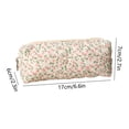 thumbnail image 3 of Linnome Colorful Pencil Pouch Makeup Brush Bag for Home Office Travel Portable Stationery Organizer 6.69x2.76x2.36 Inch, 3 of 7