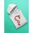thumbnail image 3 of Chinese Red Dragon Watercolor  Hoodie Men -Image by Shutterstock, Male 5X-Large, 3 of 4