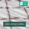 thumbnail image 5 of 4-Piece King Sheet Set,Tan Plaid, 5 of 20