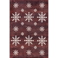 thumbnail image 2 of nuLOOM Nola Snowflake Machine Washable Area Rug, 7' 10" x 10', Red, 2 of 9